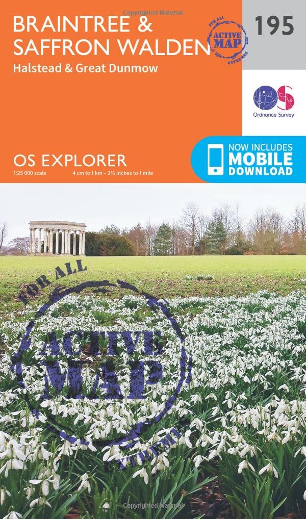 Braintree and Saffron Walden by Ordnance Survey (Sheet map, folded)