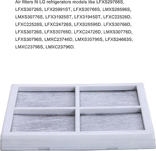 Miniatura 4 de Filtro de aire para refrigerador LG LFXS24623S, LFX31925ST, LMXS28596S LFXC22526S, LFXS26596S, LFXS29766S, LFX31945ST, LFXC24726S, LFXS26596D,
