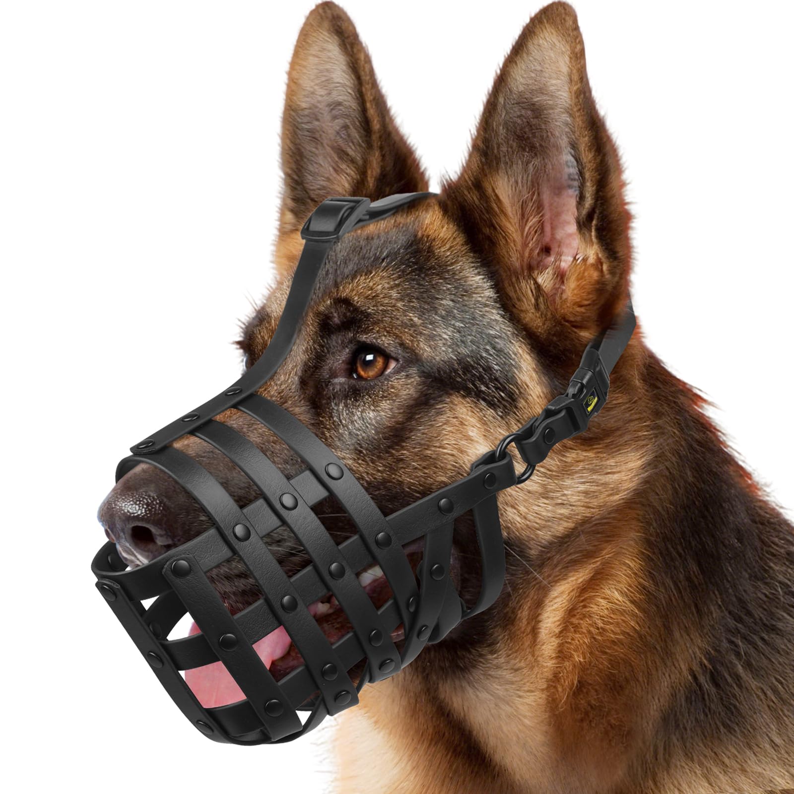 Mayerzon Humane Basket Dog Muzzle for Medium Large Dogs Anti Biting Eating