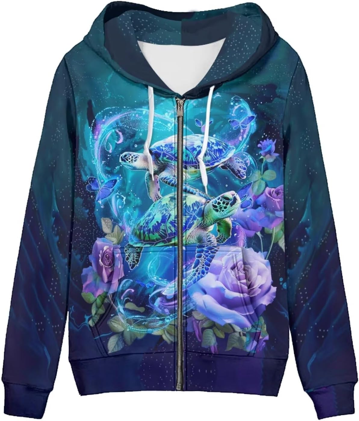 Showudesigns Women's Clothing Zip Up Hoodies XS-5XL Fashion Sweatshirts Clothes Fall Pullover Tops