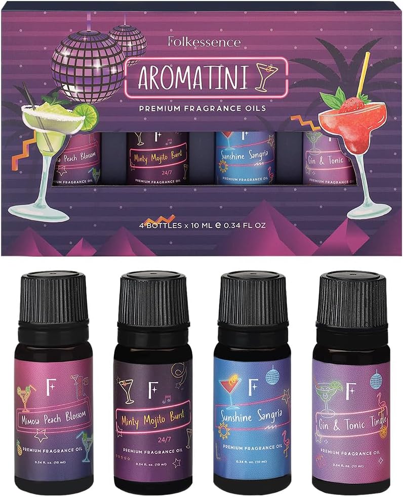 Amazon.com: Folkulture Essential Oils for Diffuser for Home, Set of 6 ...