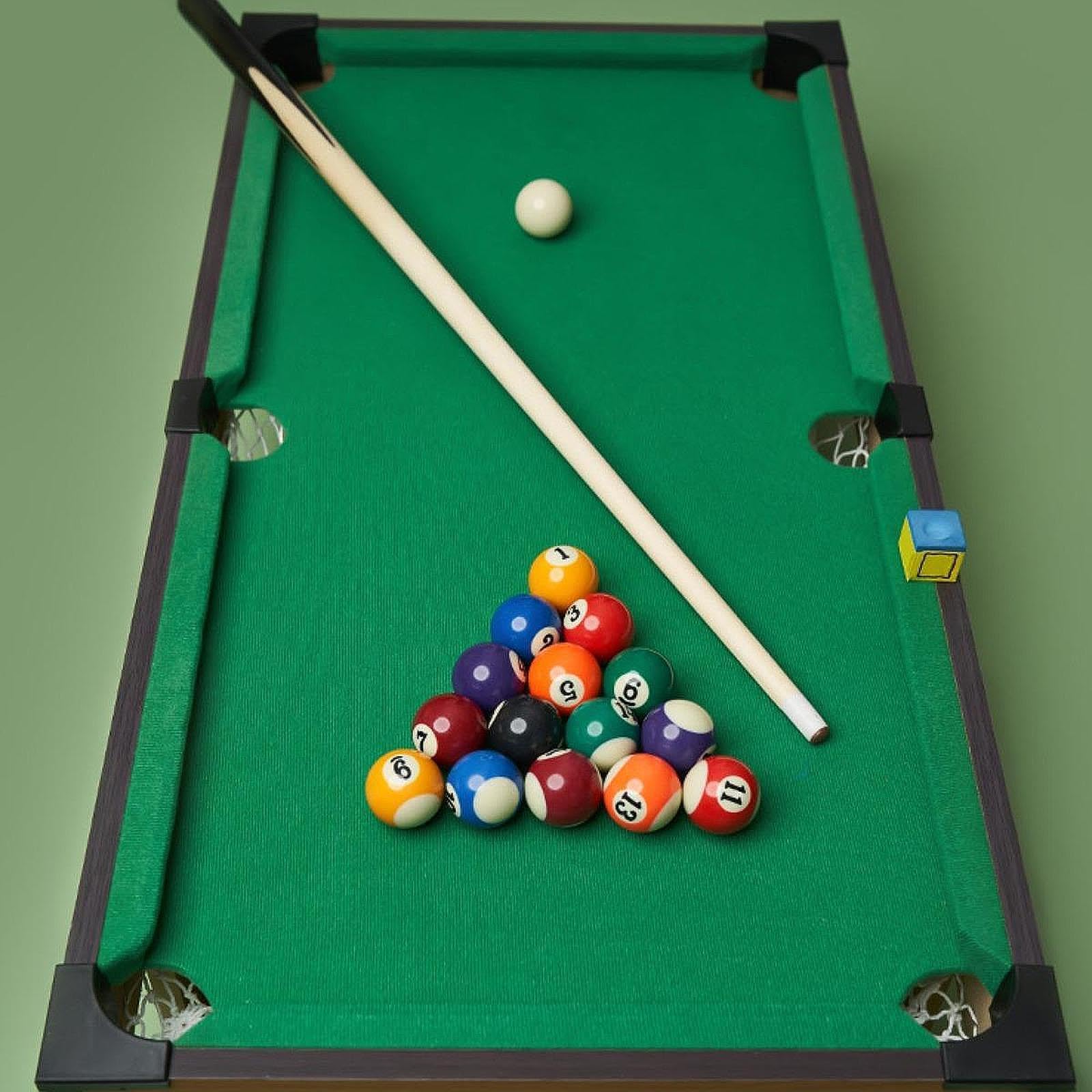 Table de Billard de Bureau avec Support Triangulaire, idéale pour