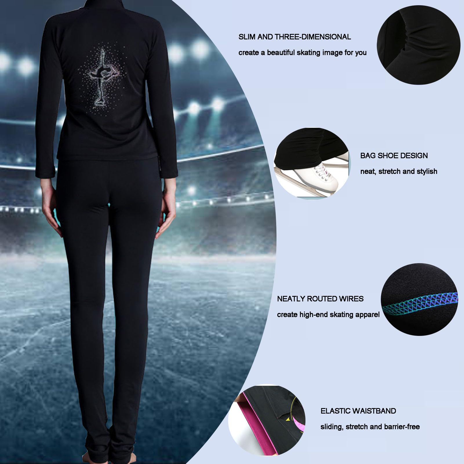 Pattinaggio sul Ghiaccio - Abbigliamento - Pantaloni | Original Sport