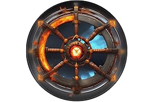 Smallyin Yin Yang Shield Round Mouse Pad