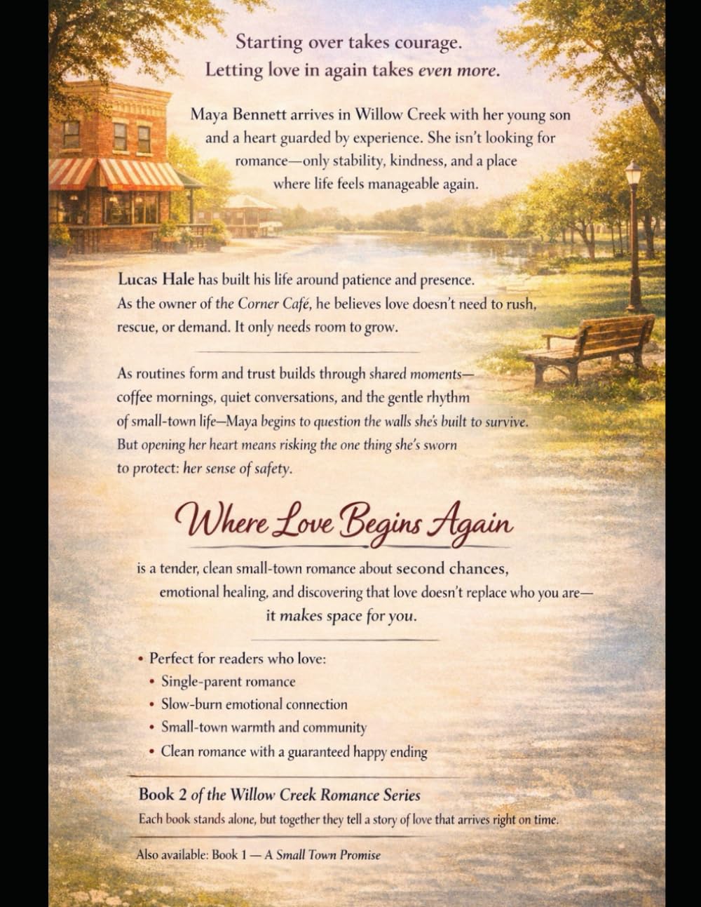 Where Love Begins Again (Willow Creek Romance)