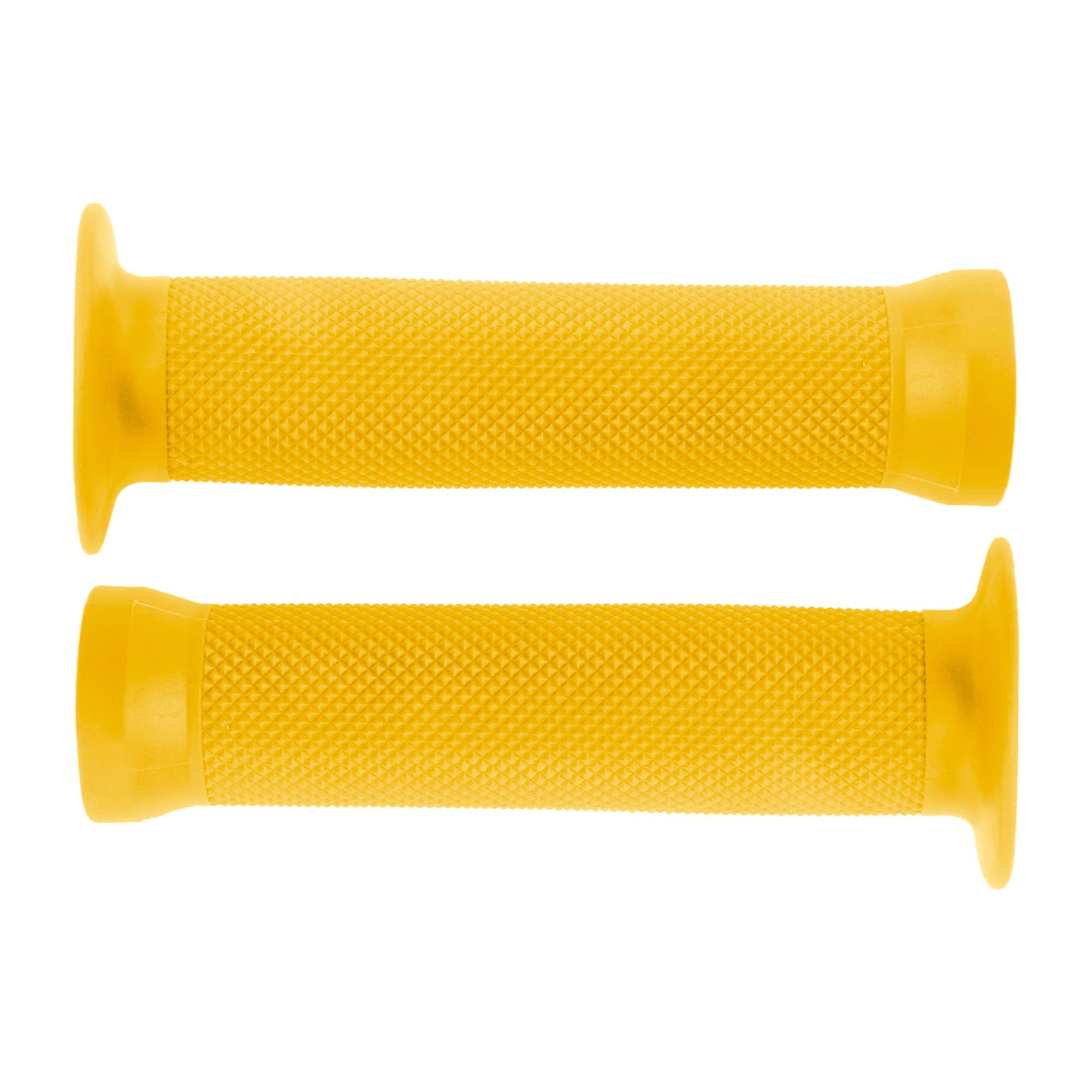 cyclingcolors Bike Handle 130 mm Rubber Quality Texture BMX Freestyle Dirt Diameter 22 mm (Yellow)