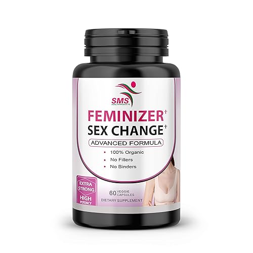 Feminizer Sex Change Capsules Pueraria Mirifica Potent Estrogen Hormone Complex for Trans Women - Breasts Booty Hair Skin Nails - Transgender Ladyboy Queer LGBT