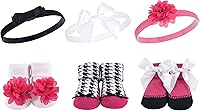 Vista 94 de Hudson Baby Conjunto de regalo de diadema y calcetines para niña