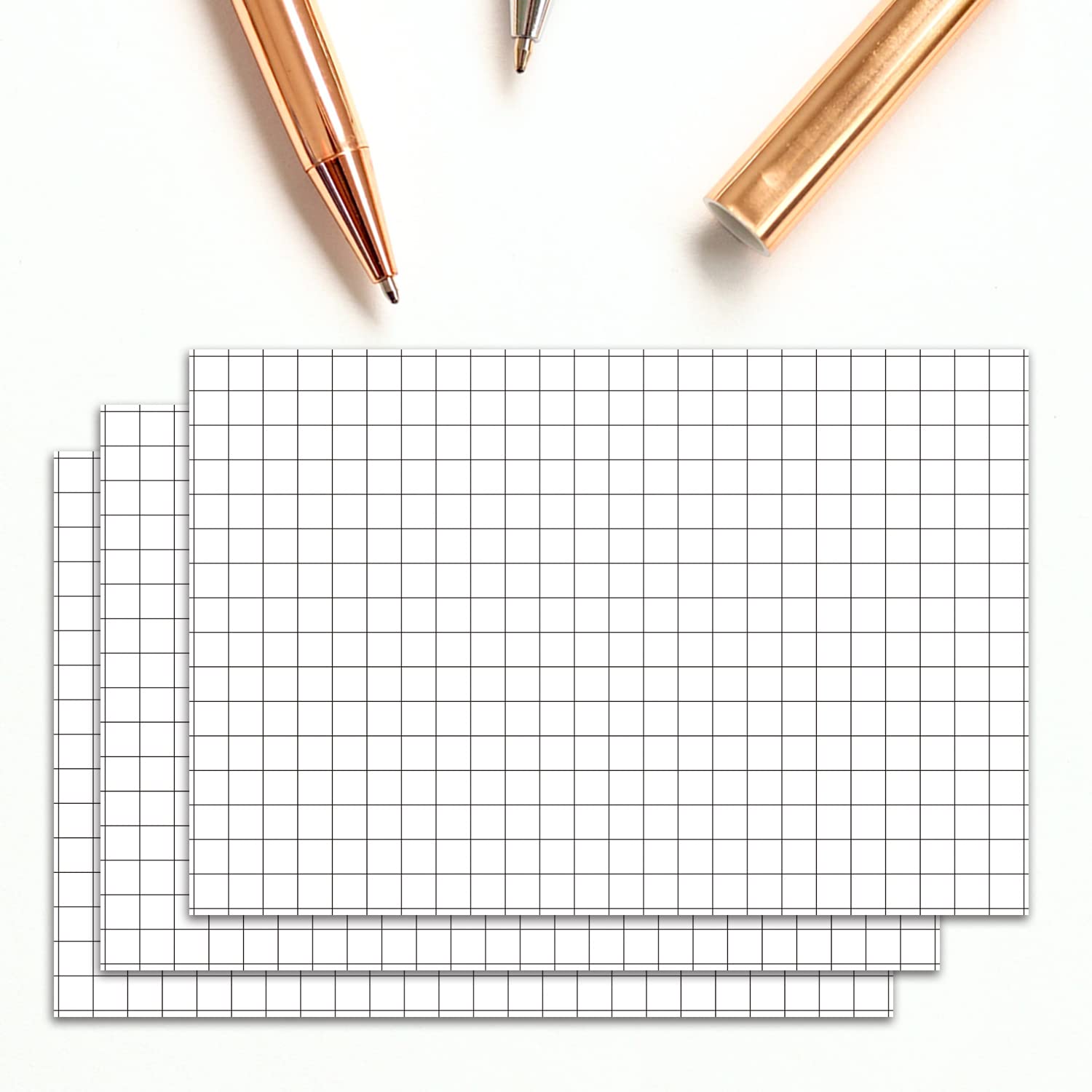 50 Grid Index Cards-Note Cards Double, Graph-Ruled 0.25", Double-Sided, 4 x 6 Inch. - Image 2