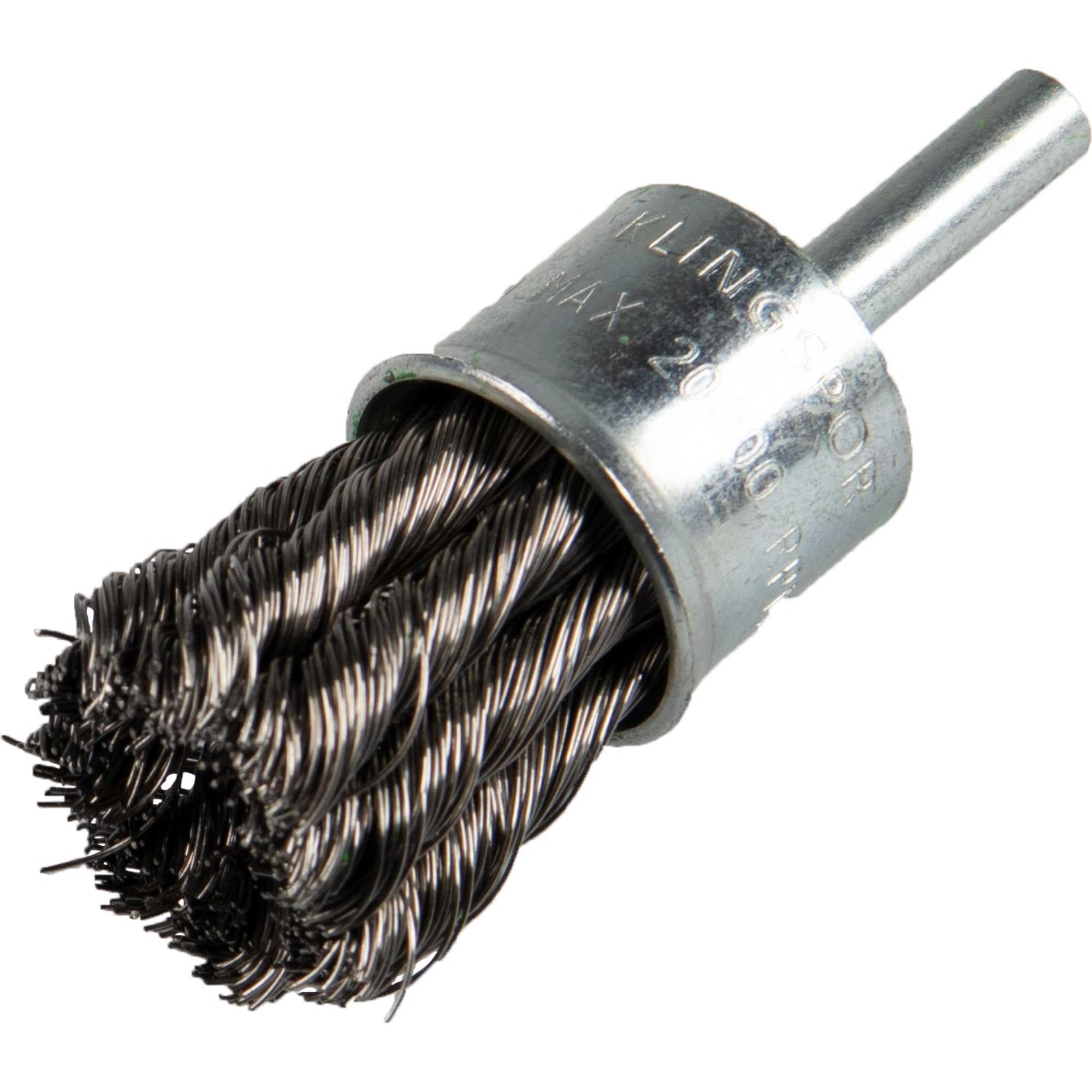 358339 - Cepillo de cerdas trenzadas (22 x 6 mm, para acero)
