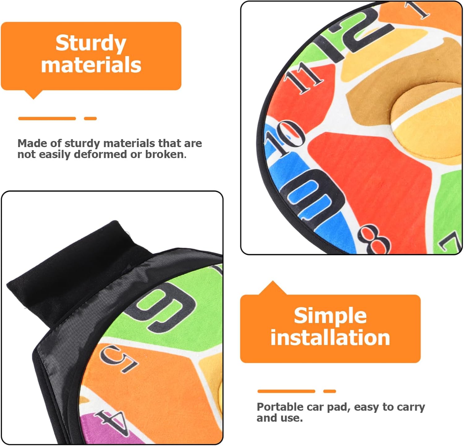 iplusmile Rotating Car Seat Cushion for Adults and Elderly Swivel Design Non- Base for Stability Comfortable Car Seat Protector Easy Transfer and Adjustability