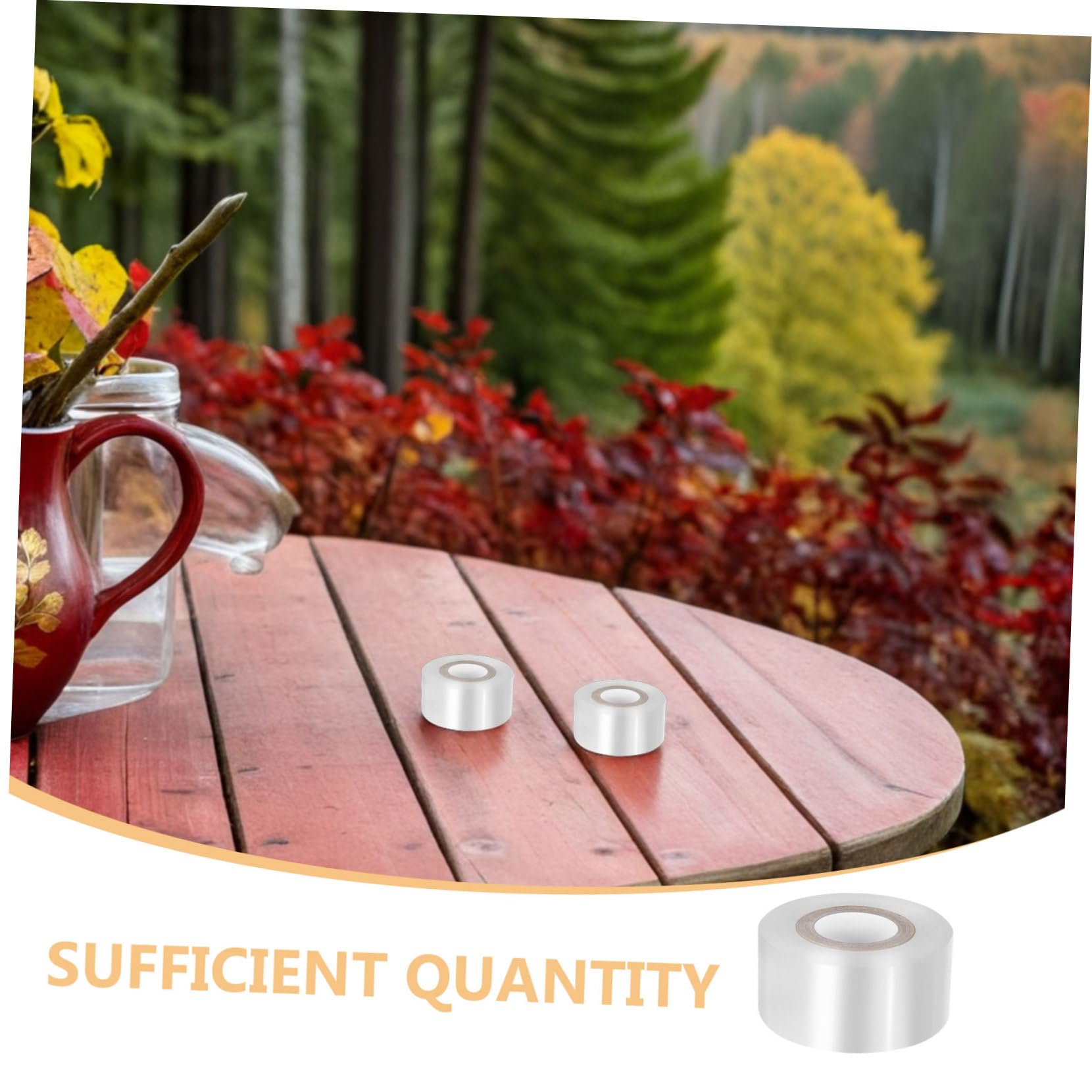10 Rollen Pfropfband Dehnbares PE Veredelungsband Transparent Pflanzenschutz für Wurzelreparatur Obstbäume Gartenbepflanzung