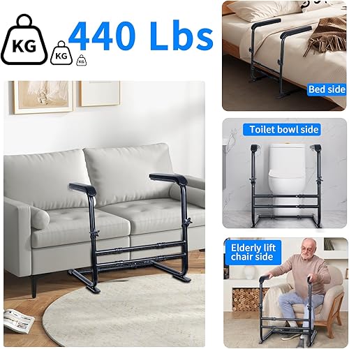 Miniatura 2 de ALIESTFDNO Asistencia de soporte ajustable para sofá, asistencia de silla para ancianos, dispositivos de asistencia de elevación de silla para