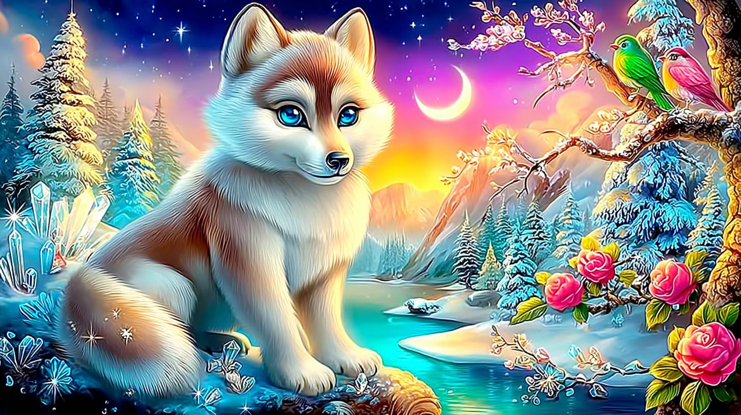 Rompecabezas de lobo de 1000 piezas: reduce el estrés con este puzzle de 75x50 cm 8