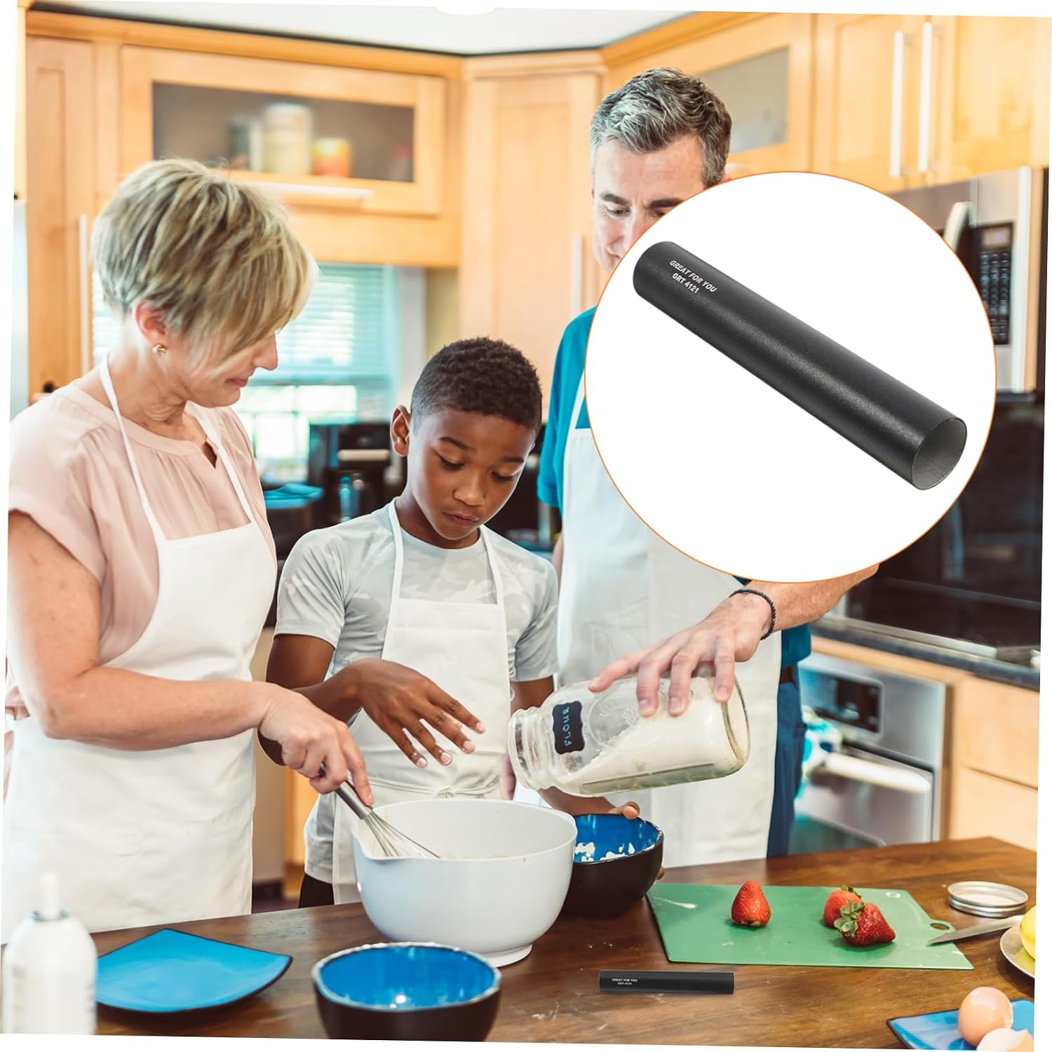 Mikinona 4pcs Aluminum Danish Pastry Baking Molds Non-stick Croissant Shell Roll Forms Easy to Use for Bread Making