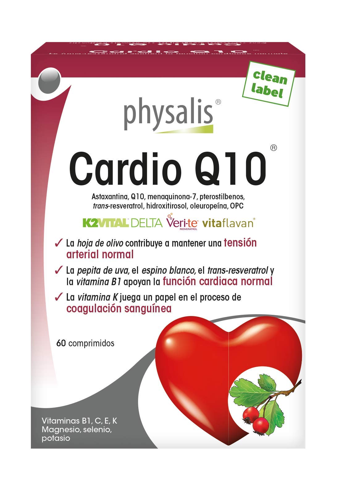 Cardio Q10 60 comprimidos Physalis