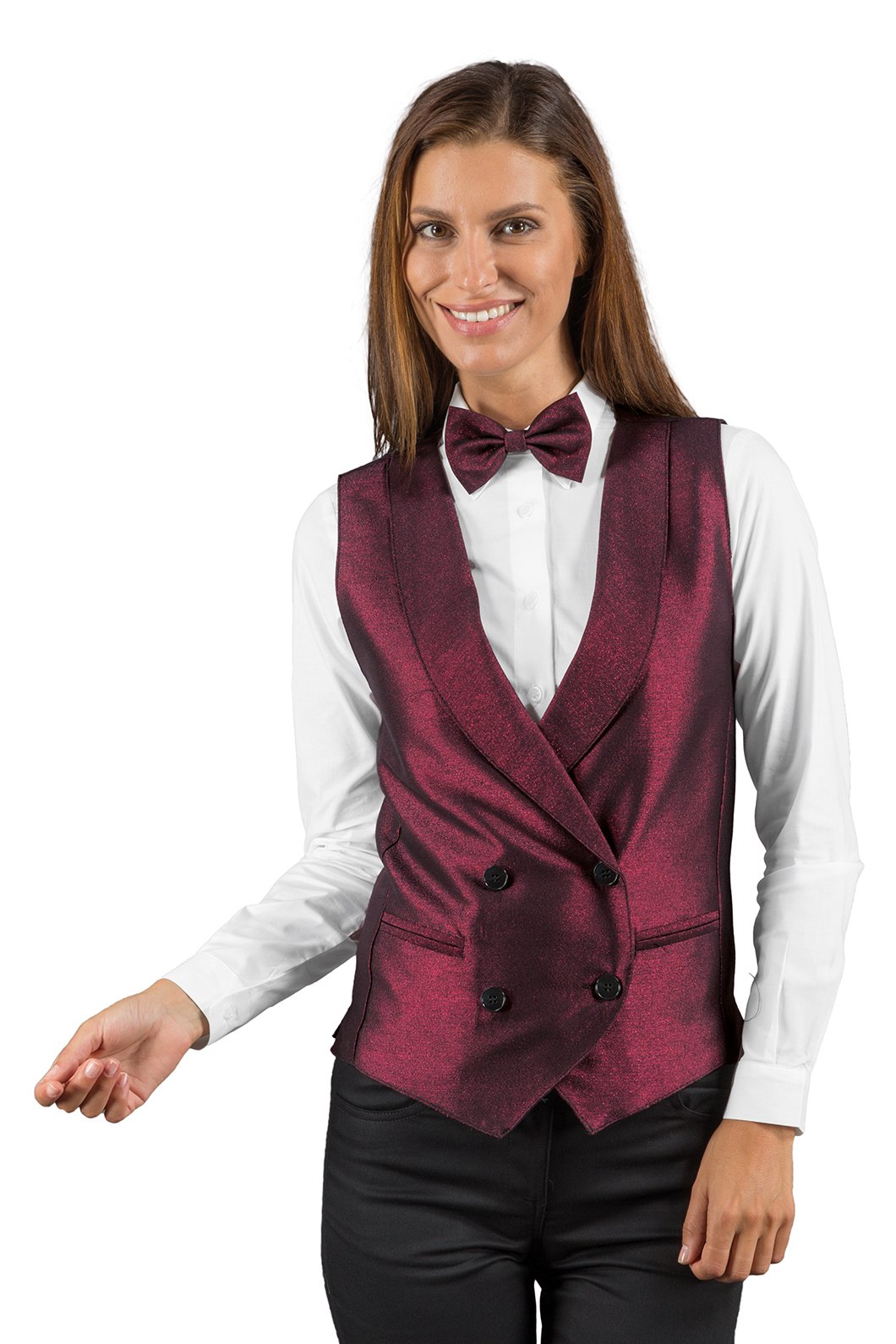 Isacco Chaleco doble lurex 03