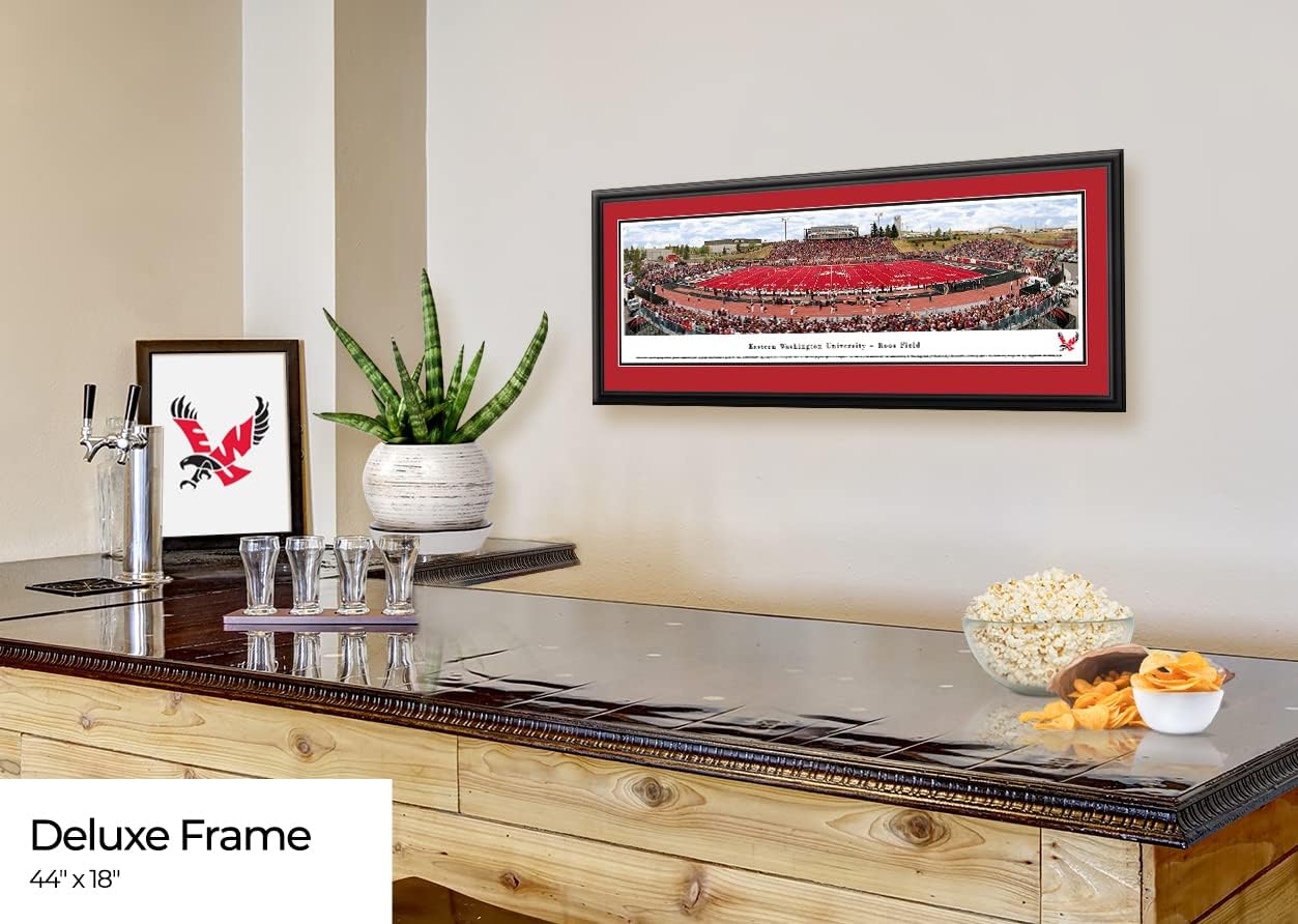 Blakeway Worldwide Panoramas, Inc. Eastern Washington Football - Panoramic Framed Picture or Poster