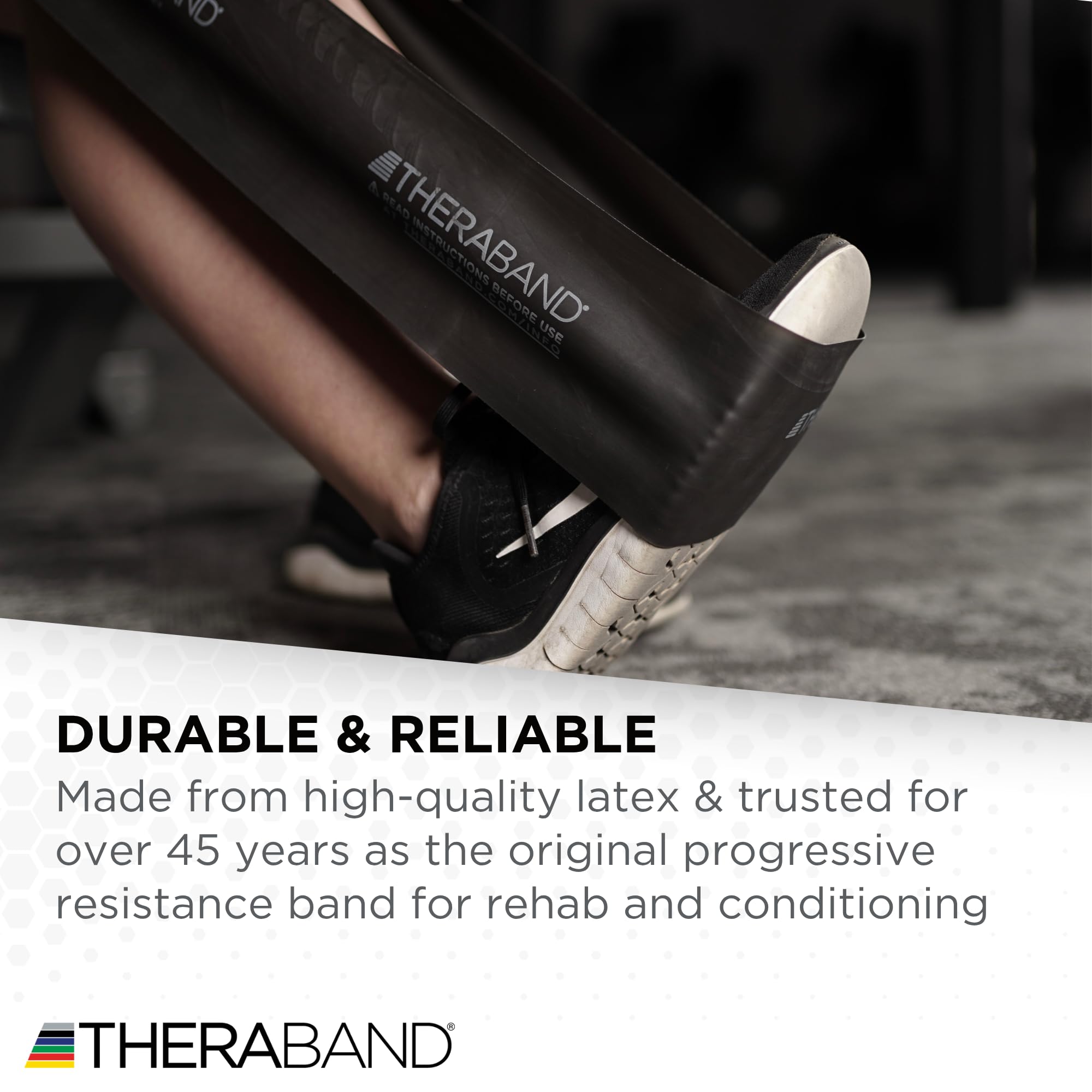 THERA-BAND 5ft Resistance Exercise Band taśma lateksowa TheraBand