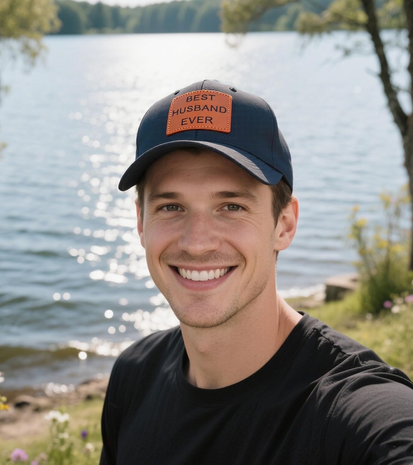 2 PCS Best Husband and Wife Hats for Men Women, Funny Adjustable Cotton Couple Baseball Cap - Image 5