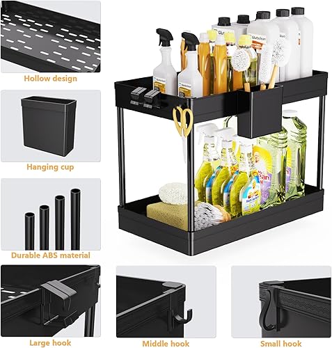 Miniatura 2 de Organizador de fregadero de secado instantáneo y organizador para debajo del fregadero