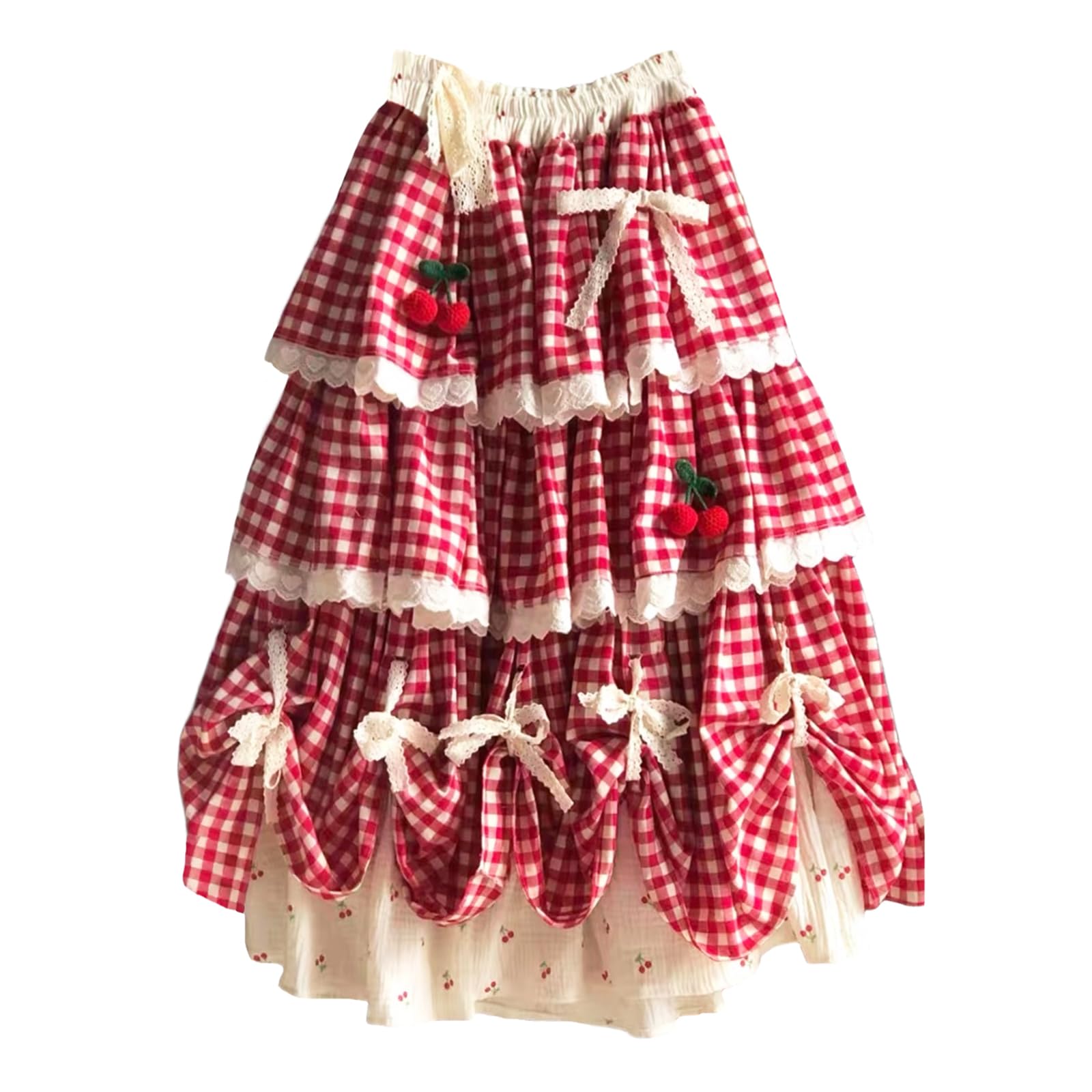Wellwits Donna 5 Strati Nappa Frange Vita Alta Anni '20 Vintage Midi Gonna A Matita Rosa M 123778940