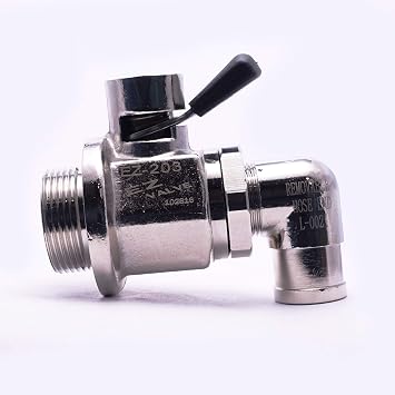 EZ Oil Drain Valve EZ-2031"-18 UNF with Removable L-Shape Hose EndL-002 Combo