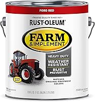 Vista 70 de Rust-Oleum Farm & Implement 280176 - Pintura esmaltada, galón, naranja (Allis Chalmers Orange)