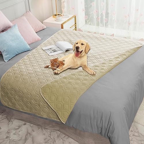 Miniatura 129 de Ameritex - Manta impermeable para cama de perro, manta reversible para muebles, cama, sofá (30 x 70 pulgadas, color gris y gris oscuro)