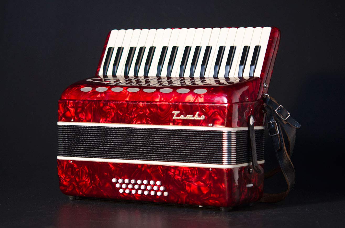 Tombo Accordion Professional 34 keys 24 bass (Made in Japan