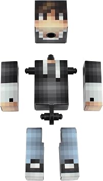EnderToys Black Hoodie Guy Action Figure