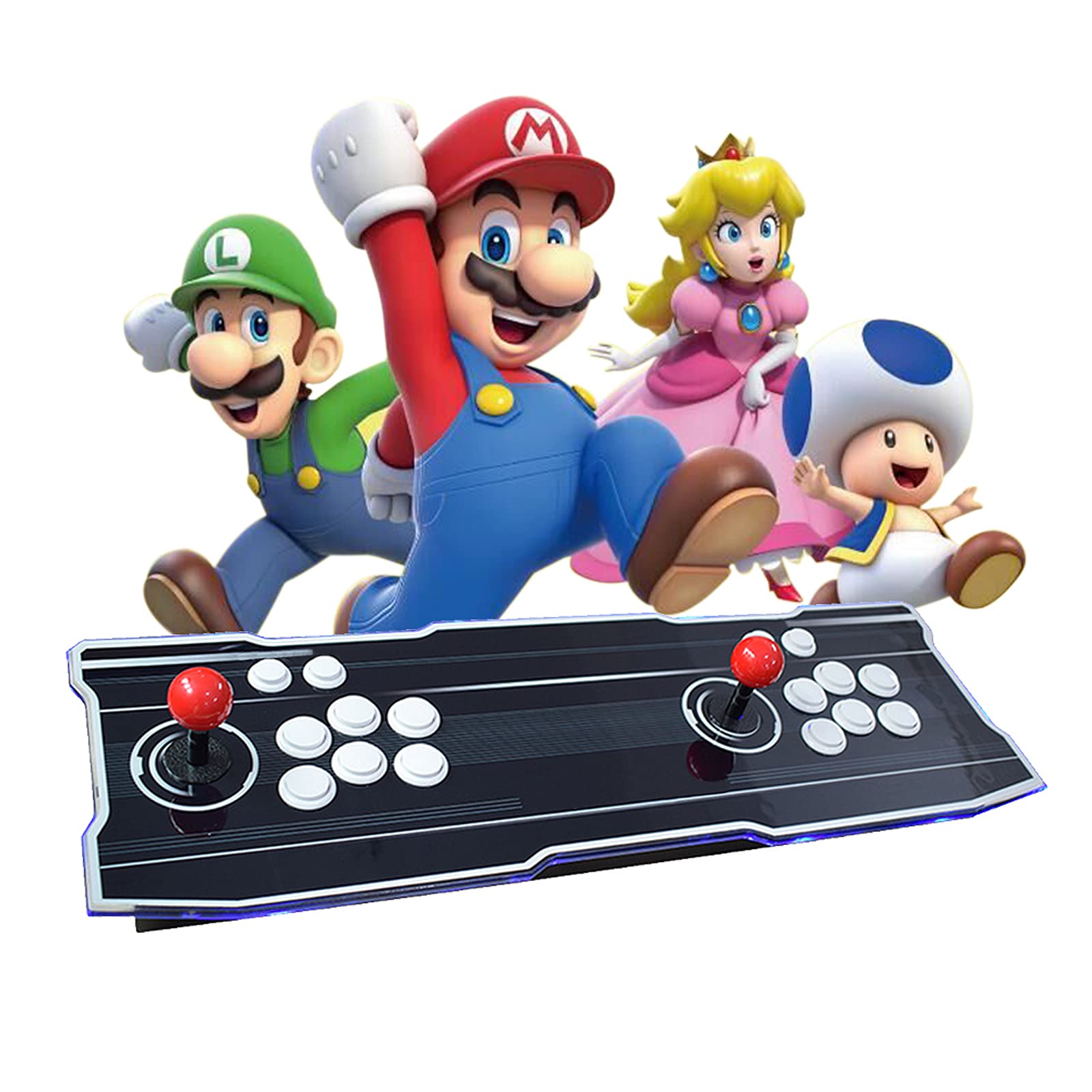 MOSTOP 3D & 2D Arcade Video Game Console 2680 Games in 1 Pandora's Box 180 3D Games 1080P HD 2 Playe