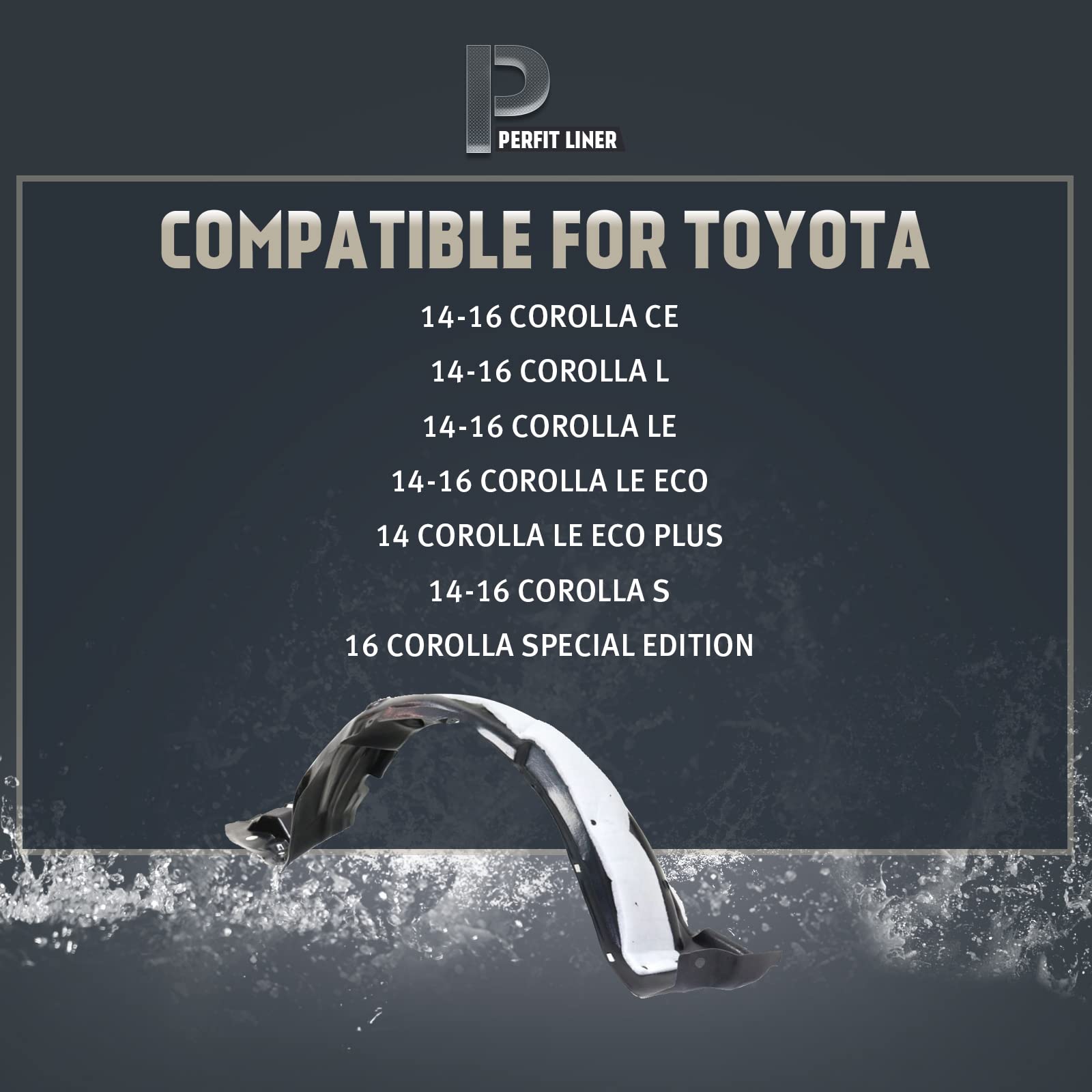 Amazon.com: Perfit Liner New Replacement Parts Front Driver Left  