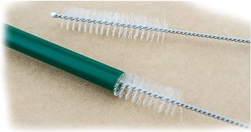 Drinking Straws Cleaning Brush CocoStraw - BPA Free - 1 Nylon Bristle Fits Coffee Shop Green Star Straws Straw Cleaner for Washing SS Drink Straws, Tea Pot spout, Glass Bottles, Mini, Micro, Pipe
