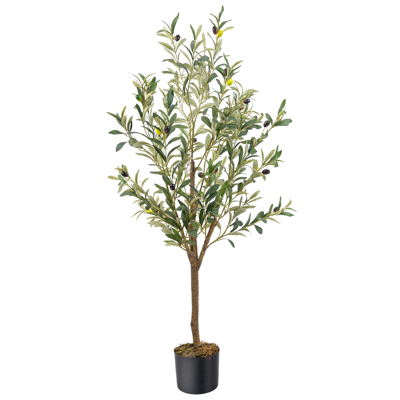 Artificial Fake Olive Tree 4FT 1Pack Faux Olive Tree for Home Decor
