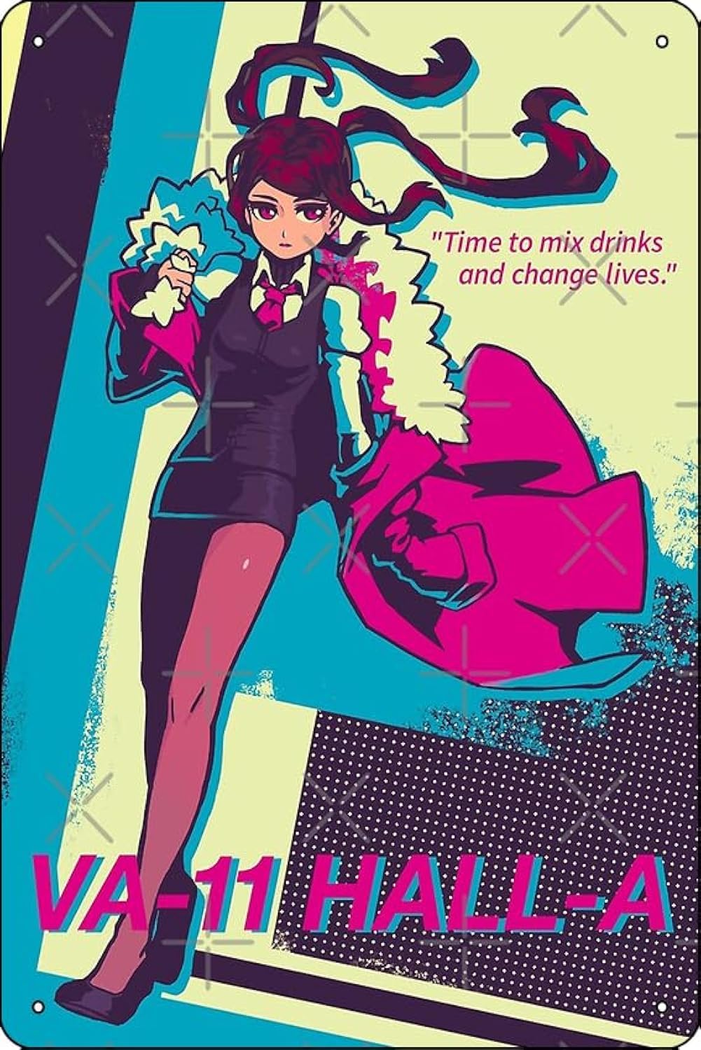 Amazon.co.jp: ジル(VA-11 Hall-A) プリント 8 x 12インチ 面白い 
