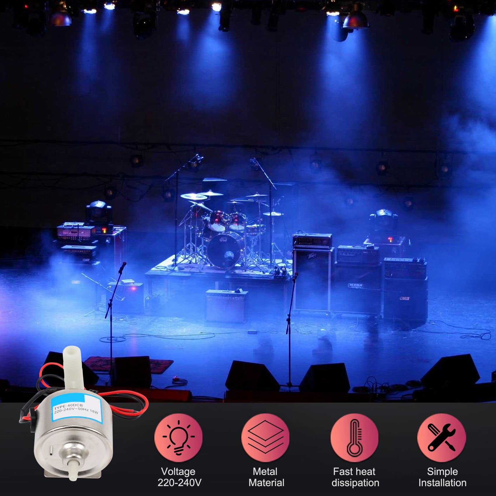 Pompa Per Macchina Nebbia 900W 220V - Per Effetti Scenici, Feste, Teatro, Basso Rumore