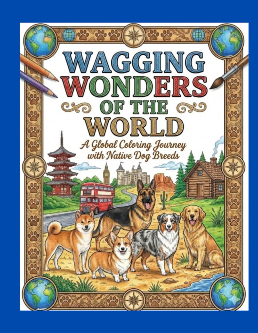 Wagging Wonders of the World: A Global Coloring Journey With Native Dog Breeds (Signature Bark-tastic Tails)