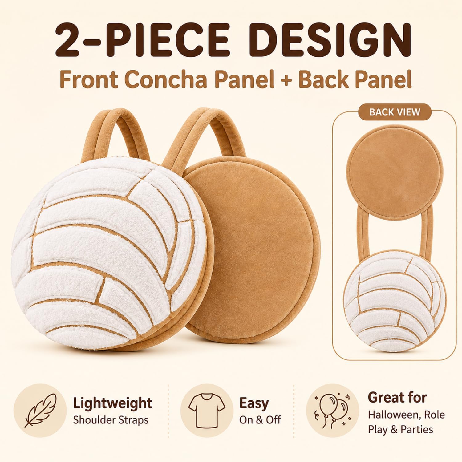 JenPen Halloween Concha Costume for Baby Toddler Infant
