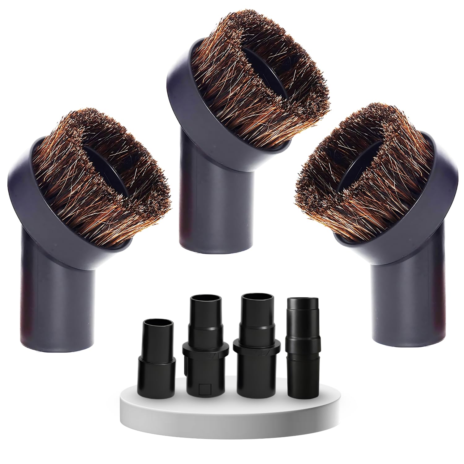 GHAMADE Horsehair Soft Vacuum Brush Attachment
