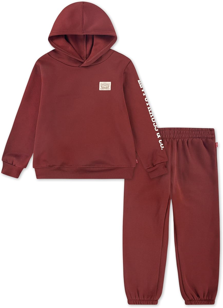 Conjunto de 2 piezas con sudadera con capucha y pantalón jogger para bebé