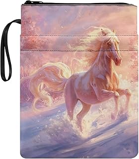 MIREBD Funda protectora lavable con cremallera para libros, de 11.4 x 8.7 pulgadas, color rosa
