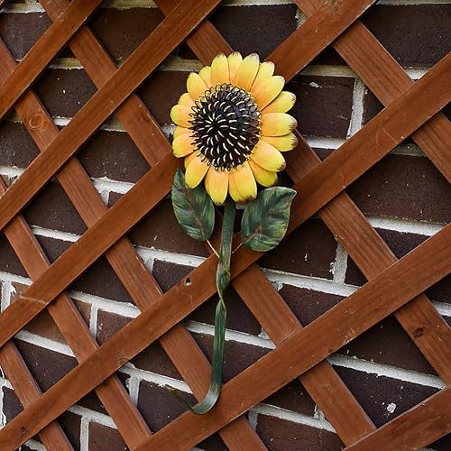 Miniatura 6 de Gancho rústico de metal con diseño de girasol para el hogar, llaves para el hogar y la cocina, toallas, abrigos, accesorios para decoración de