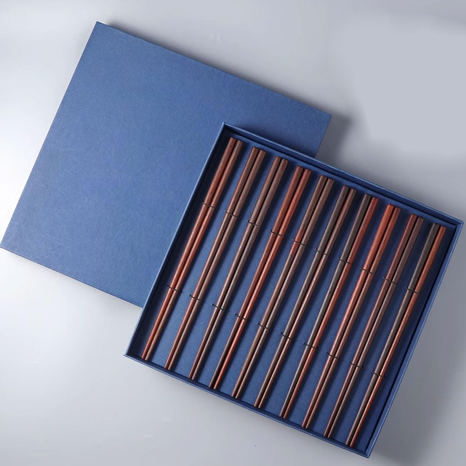 Bacchette riutilizzabili per Principianti, Set Regalo di Bacchette per Uso Domestico, Bacchette Senza Cera，A 10 Pairs