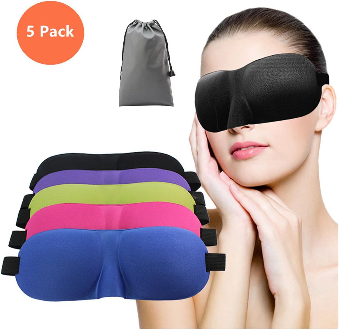 maschera da sonno per gli uomini blackout