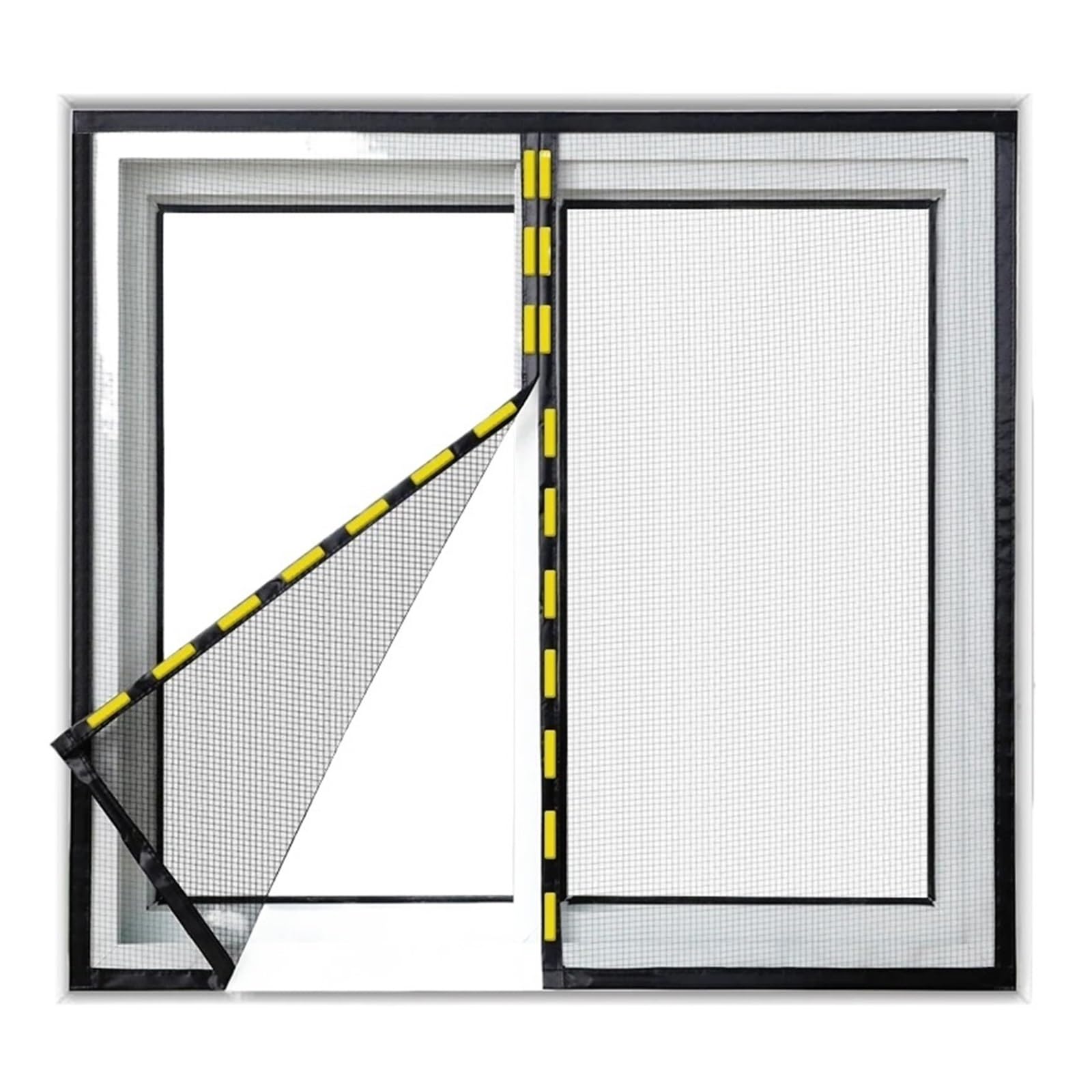 Moustiquaire magnétique 60x130 cm rideau occultant anti-insecte à fermeture automatique