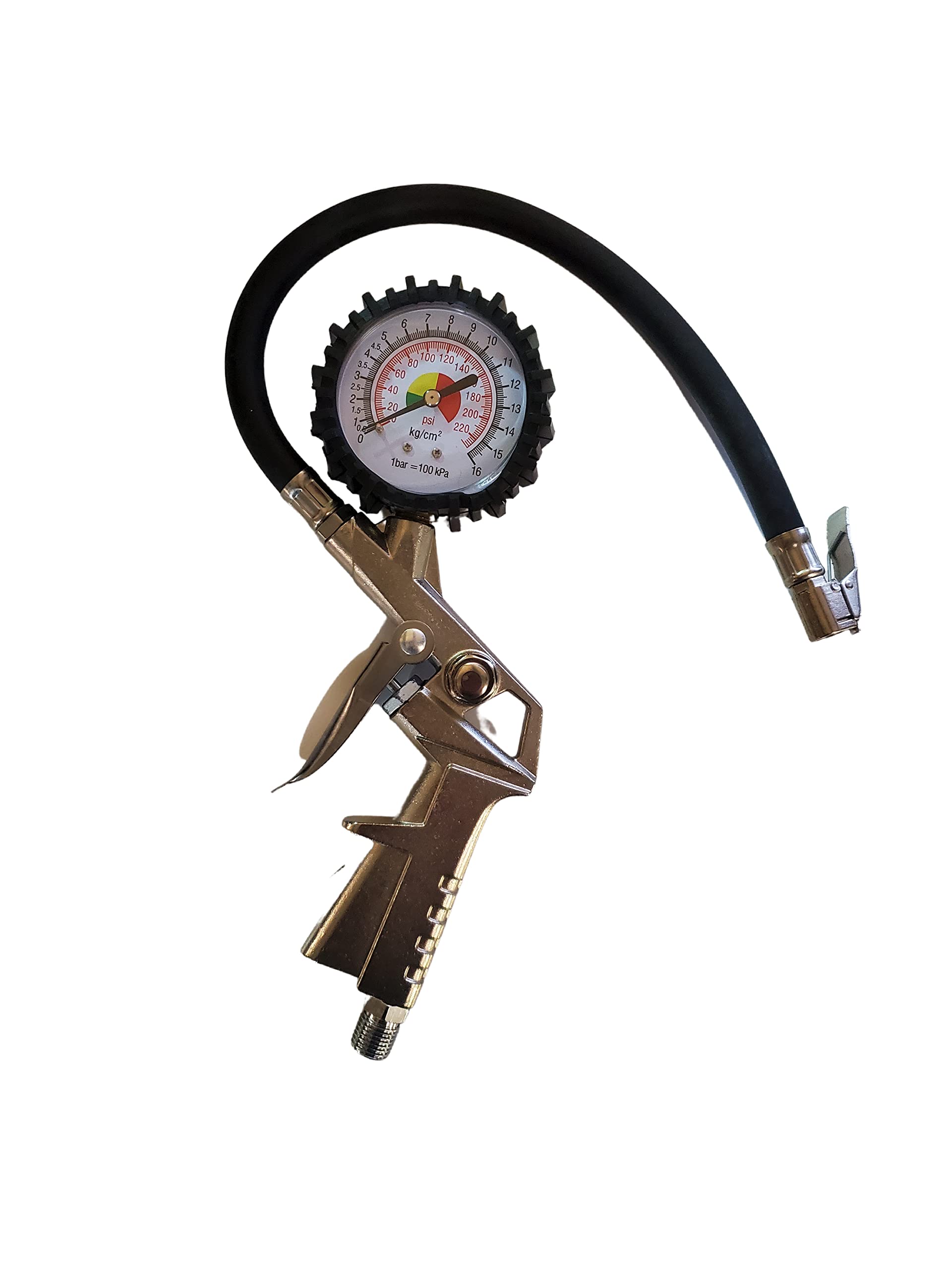 Toolzone Air Tyre Inflator With 50Mm Dial Gauge