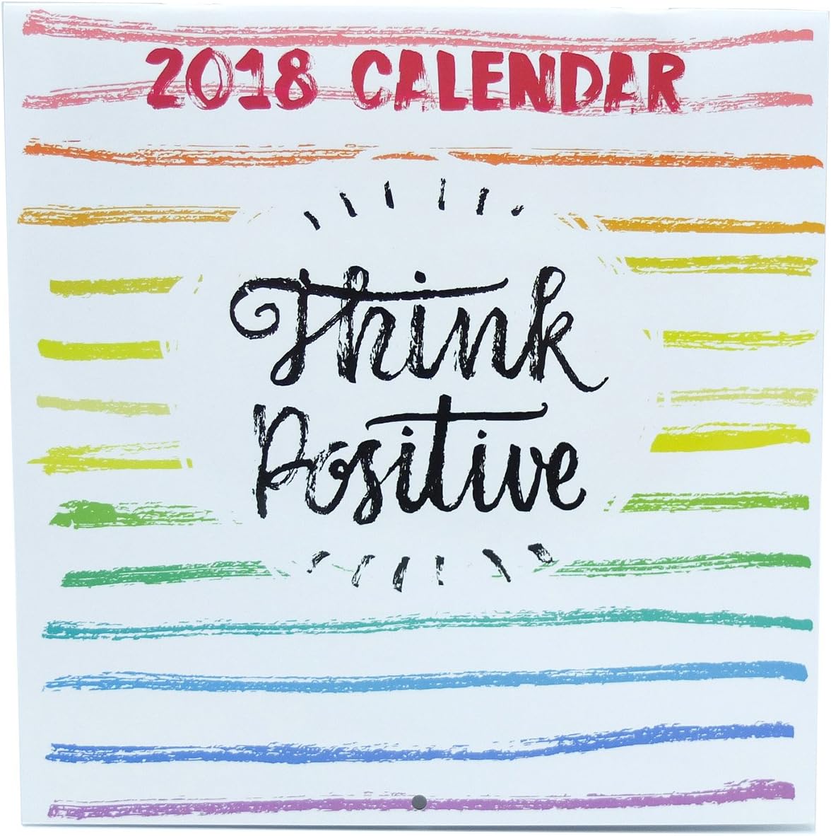 Inspirational 2018 wall Calendar, Edicards brand, with images and inspirational quotes. Printed in high quality photo paper (21x21 cm)