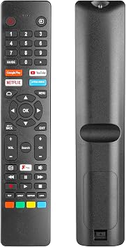 RM-C3250 IR Remote Control Compatible With JVC Smart HD LED TV LT-32CA690 LT-32CA790 LT-40CA790 Replacement Controller With NETFLIX PrimeVideo YouTube Google Play Buttons Buttons NO Voice Function