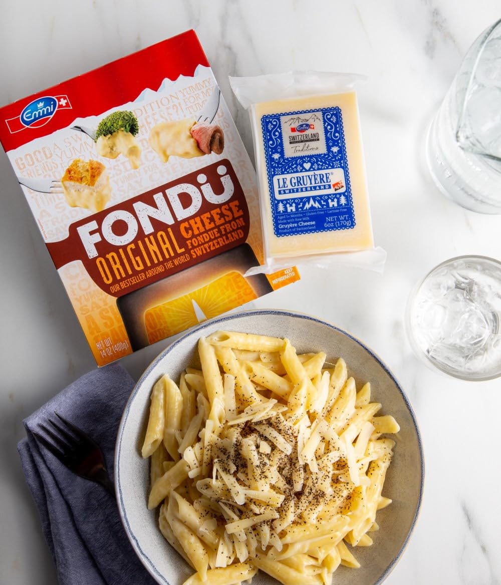 Emmi Fondue Cheese - Fondue Suisse Original (Pack of 4)